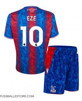 Günstige Crystal Palace Eberechi Eze #10 Heimtrikotsatz Kinder 2024-25 Kurzarm (+ Kurze Hosen)